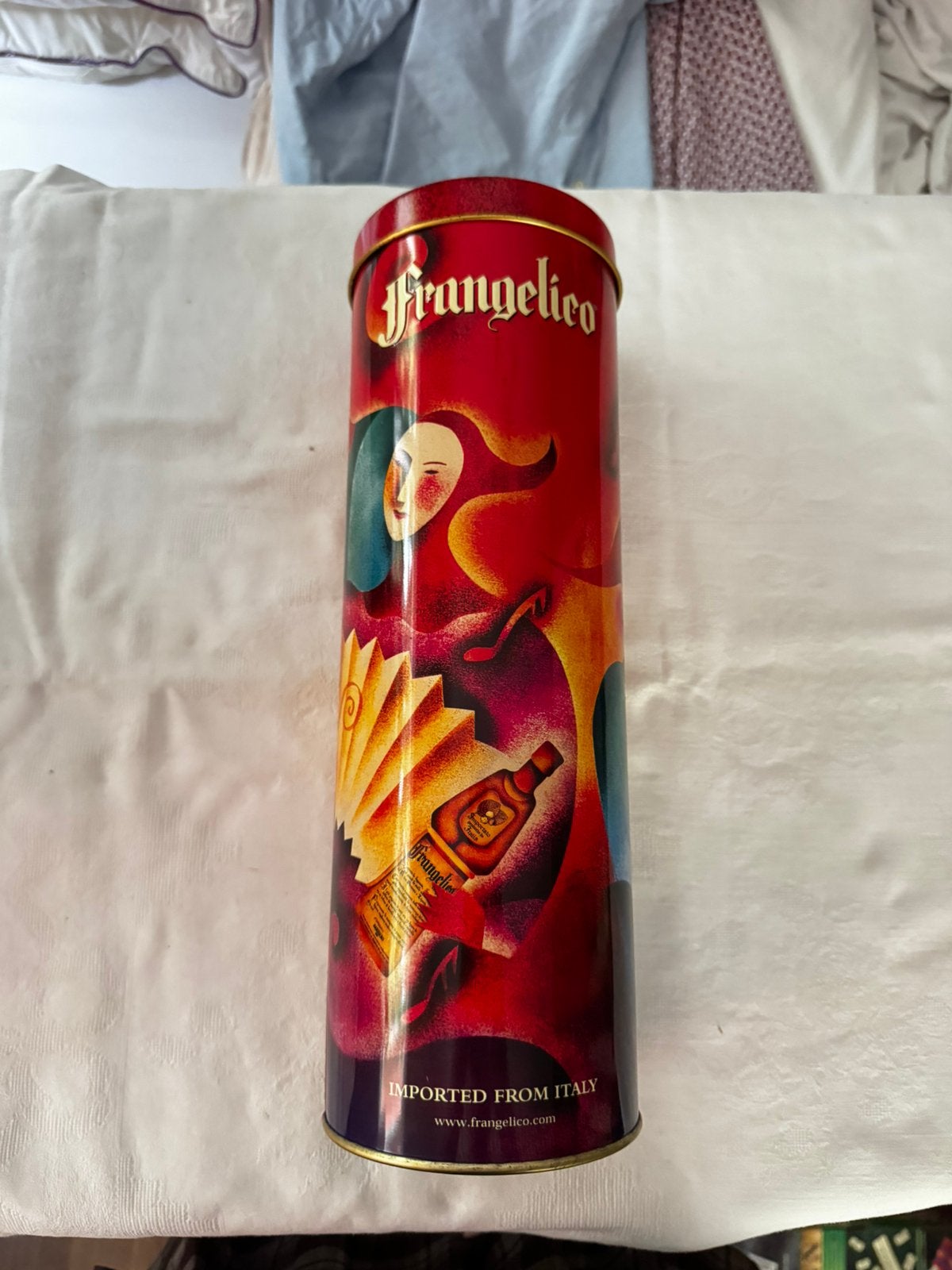 Frangelico vintage decoratief blik / geschenkkoker, Ophalen of Verzenden, Zo goed als nieuw, Overige
