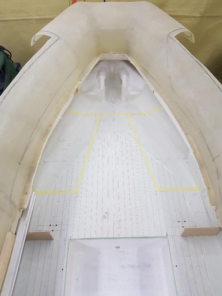 casco boot en onderdelen (Rib Arimar 540 LX), Watersport en Boten, Ophalen, Gebruikt, Overige typen, Motorboot