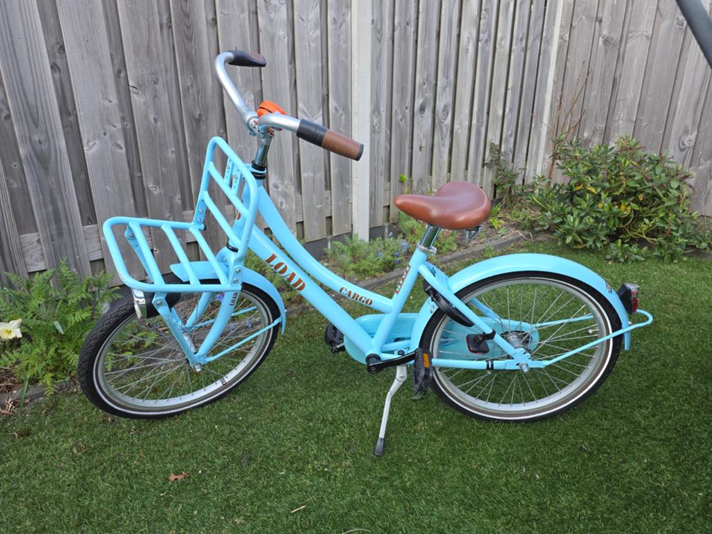 Bike Fun Cargo Load meisjesfiets 20 inch - lichtblauw retro, Ophalen, Zo goed als nieuw, 20 inch