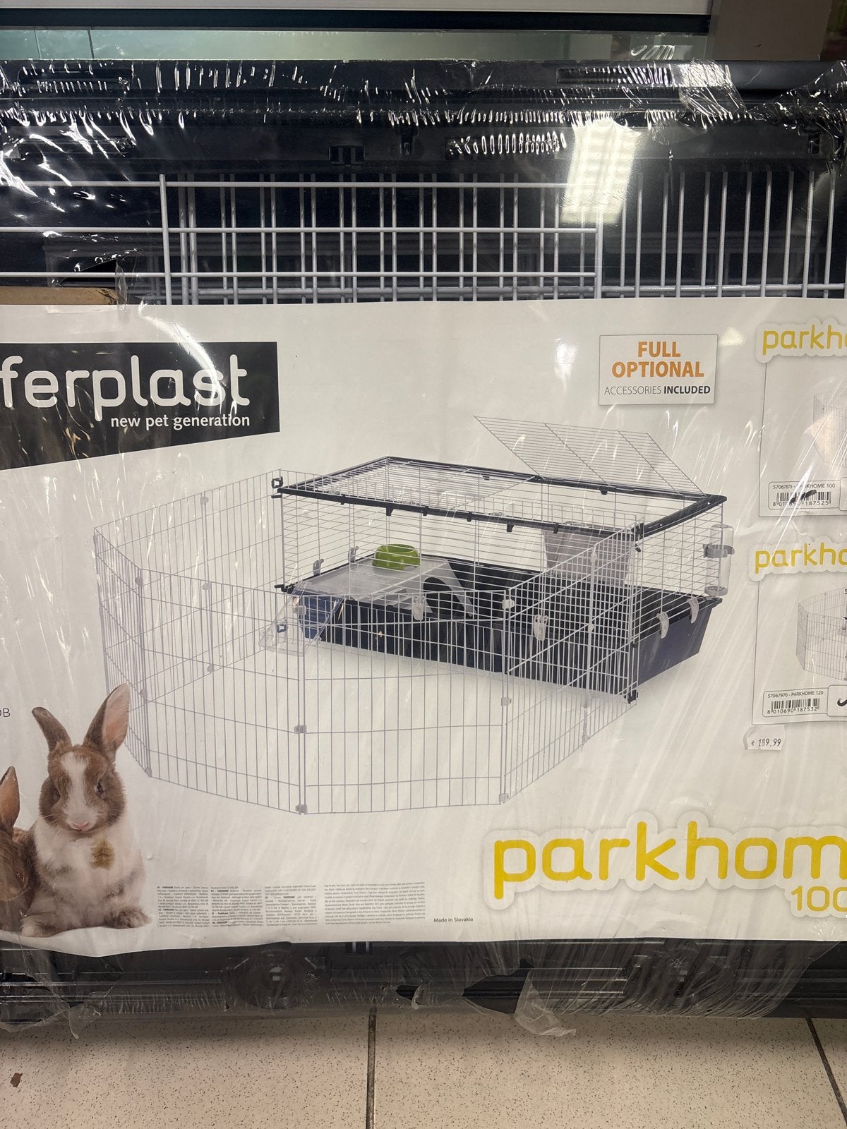 Ferplast parkhome 120, Kooi, 110 cm of meer, Nieuw, Ophalen of Verzenden
