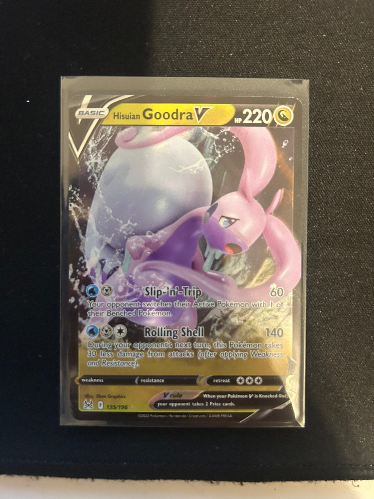 Hisuian Goodra V 135/196, Ophalen of Verzenden, Zo goed als nieuw