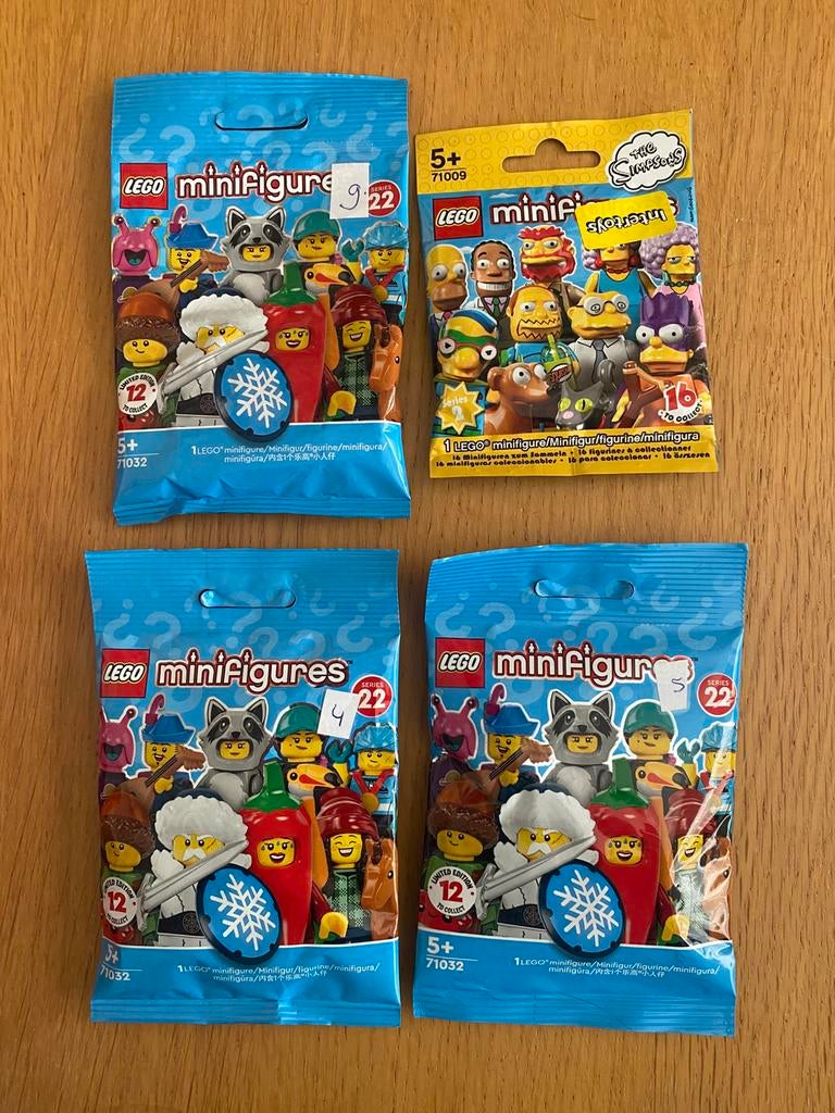 Lego 4 Minifigures in ongeopende verpakking, Ophalen of Verzenden, Nieuw