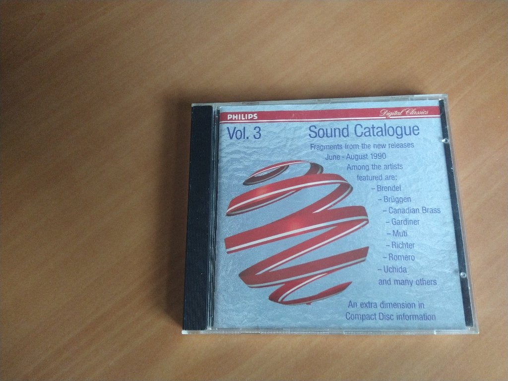 CD Sound Catalogue Vol. 3, Ophalen of Verzenden, Barok, Zo goed als nieuw, Overige typen