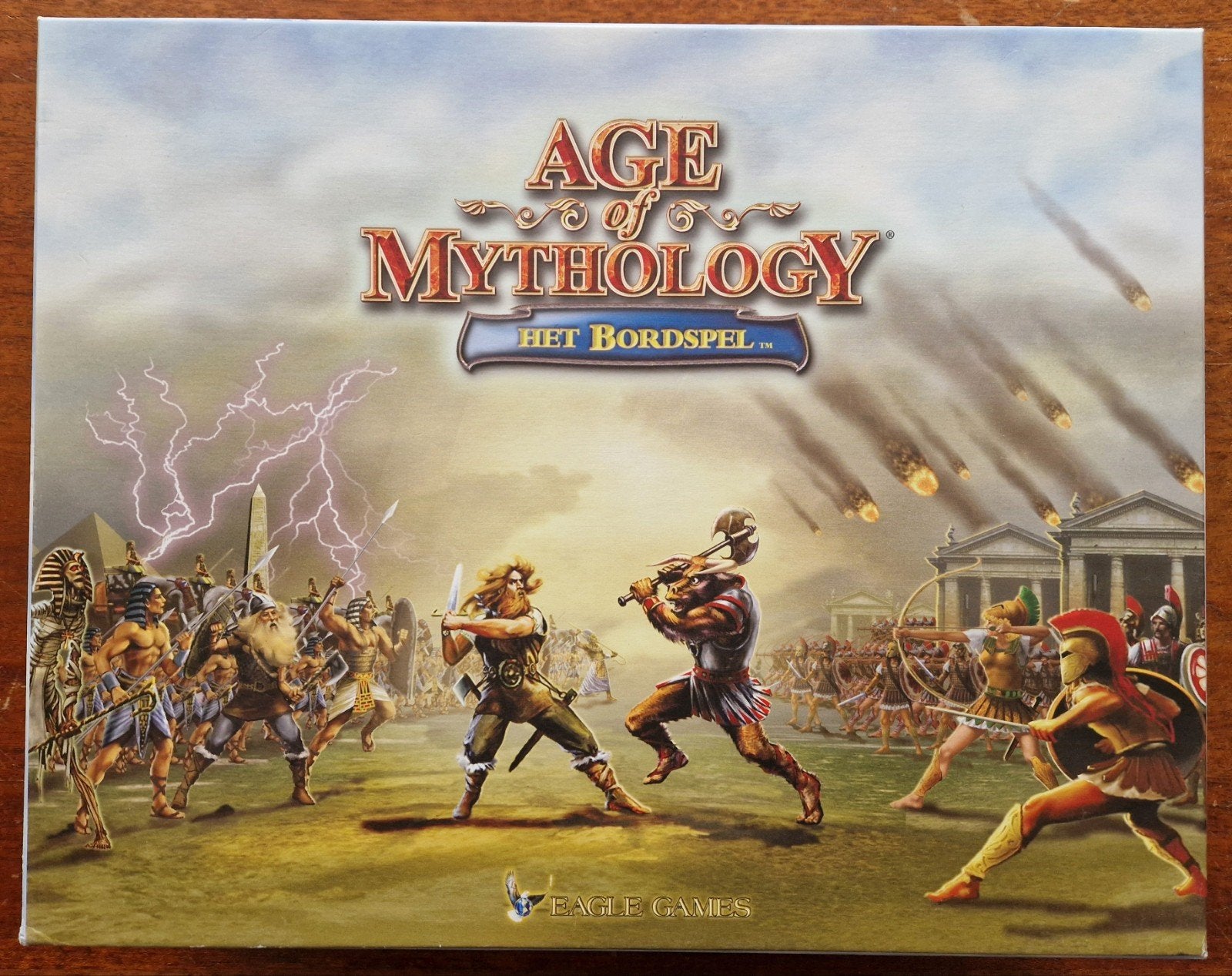 Age of Mythology The Boardgame / Het bordspel 2003., Een of twee spelers, Ophalen of Verzenden, Zo goed als nieuw, Microsoft