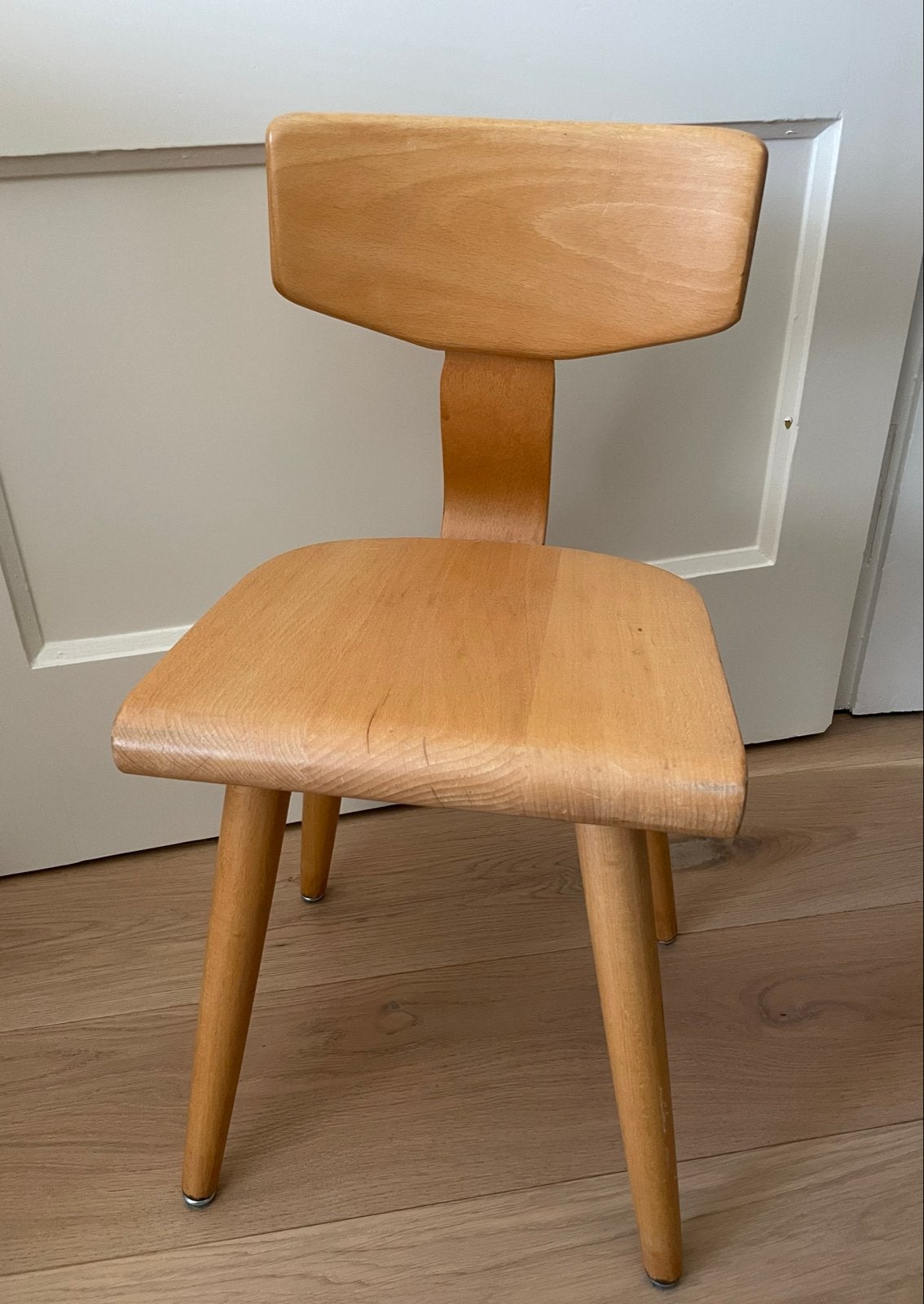 Houten kinderstoel - Vintage design, Ophalen, Gebruikt, Overige kleuren, Eén