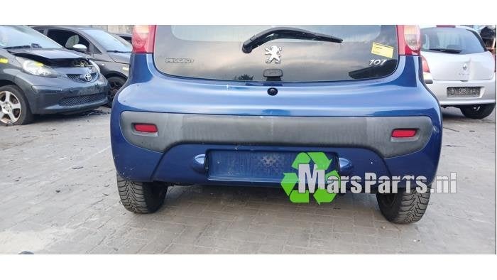 Achterbumper van een Peugeot 107, Gebruikt, -, -, Ophalen of Verzenden