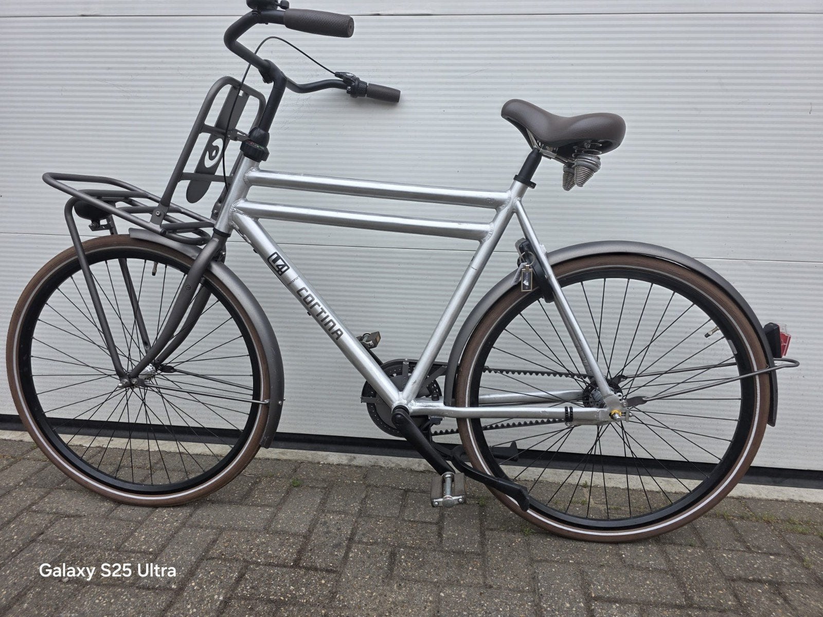 Cortina U4 Transport 60cm-Zilver-3 Versnellingen-Riem, Cortina, Versnellingen, Zo goed als nieuw, Cortina