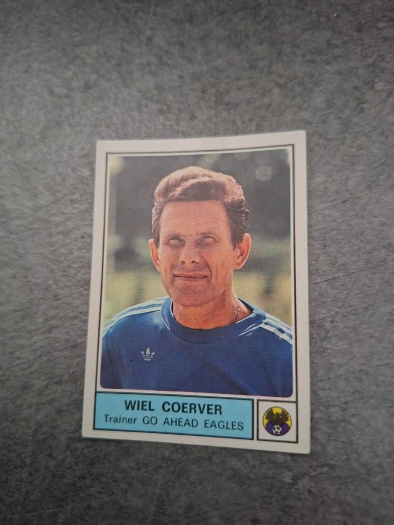 Panini sticker Voetbal 78. Wiel Coerver Go Ahead Eagles., Verzenden, Zo goed als nieuw, Sticker