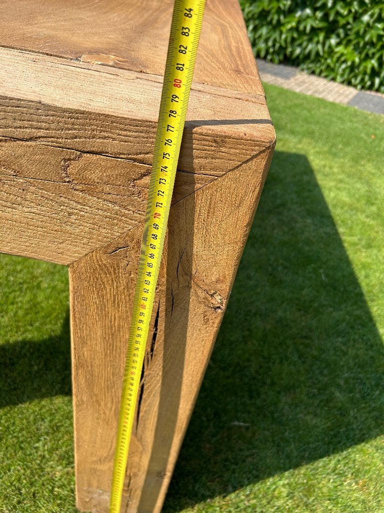 Eiken tafel, Ophalen, Gebruikt, Eikenhout, 50 tot 100 cm
