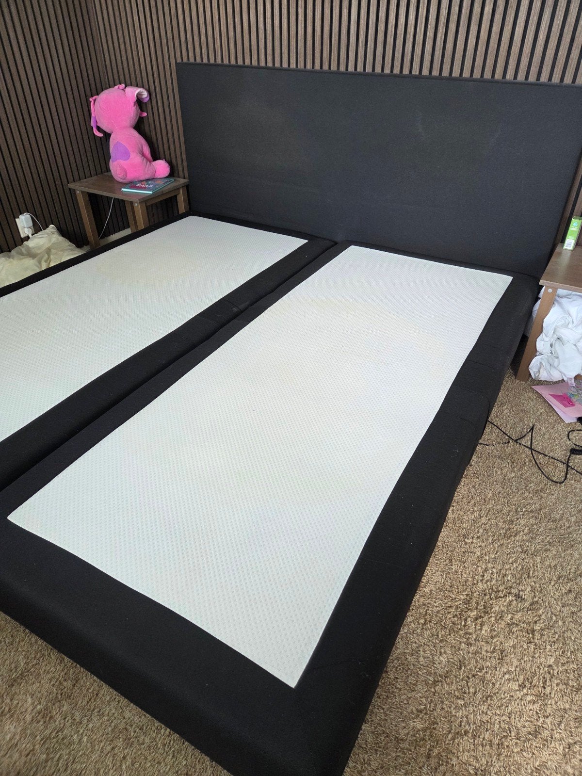 2persoons boxspring 180x210 elektrisch verstelbaar, Ophalen, Gebruikt, Tweepersoons, 180 cm