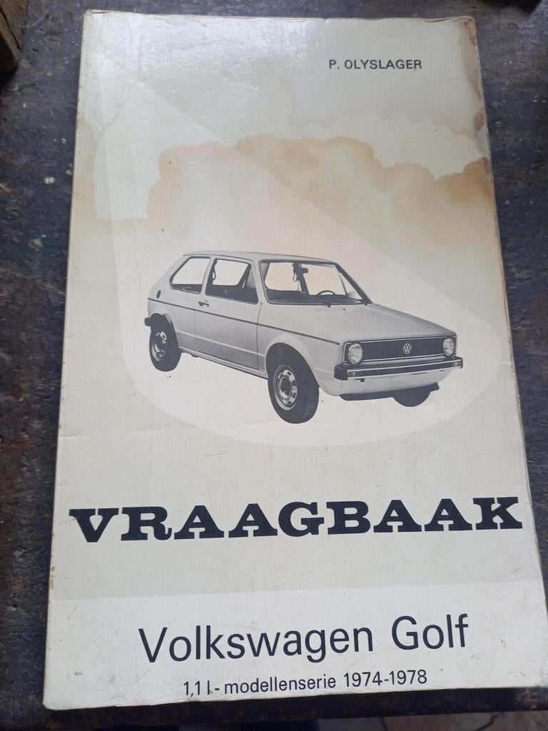 Vraagbaak VW GOLF  1 vanaf 1974, Ophalen of Verzenden
