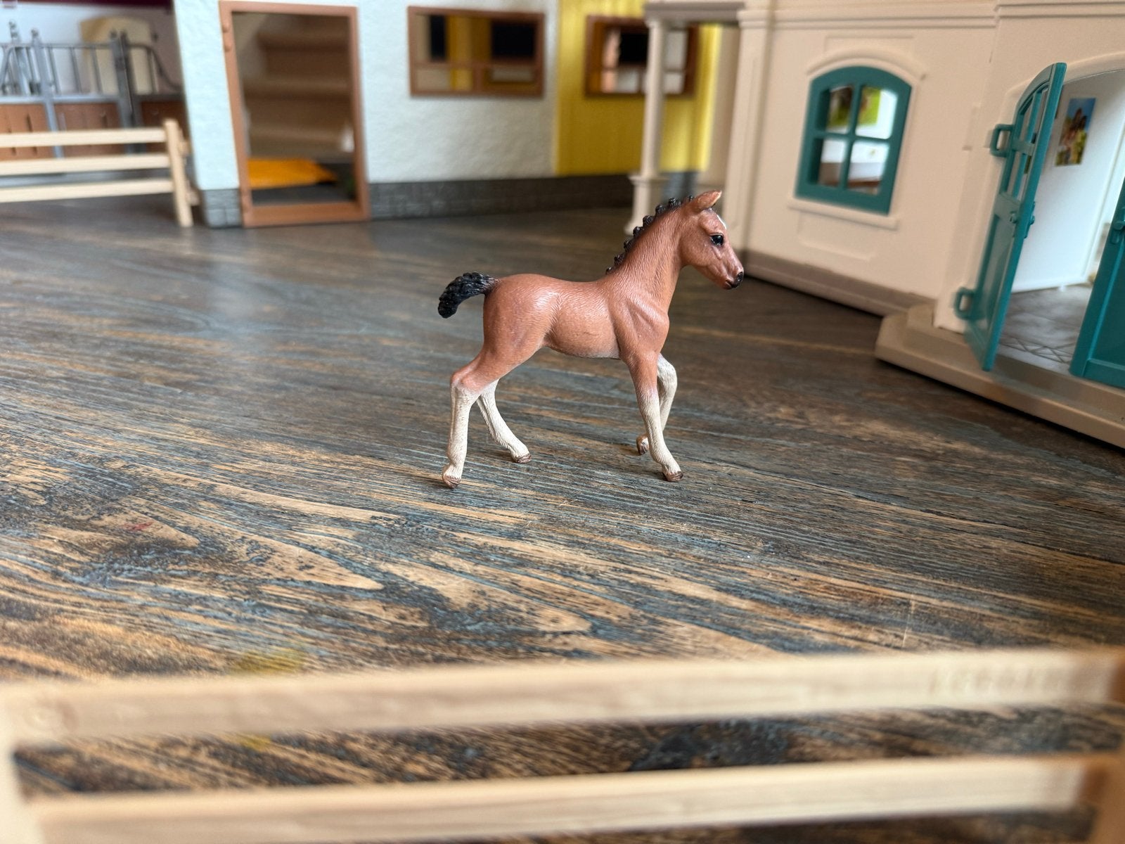 Schleich veulen - Bruin paardje speelgoed, Ophalen of Verzenden, Gebruikt, Jongen of Meisje
