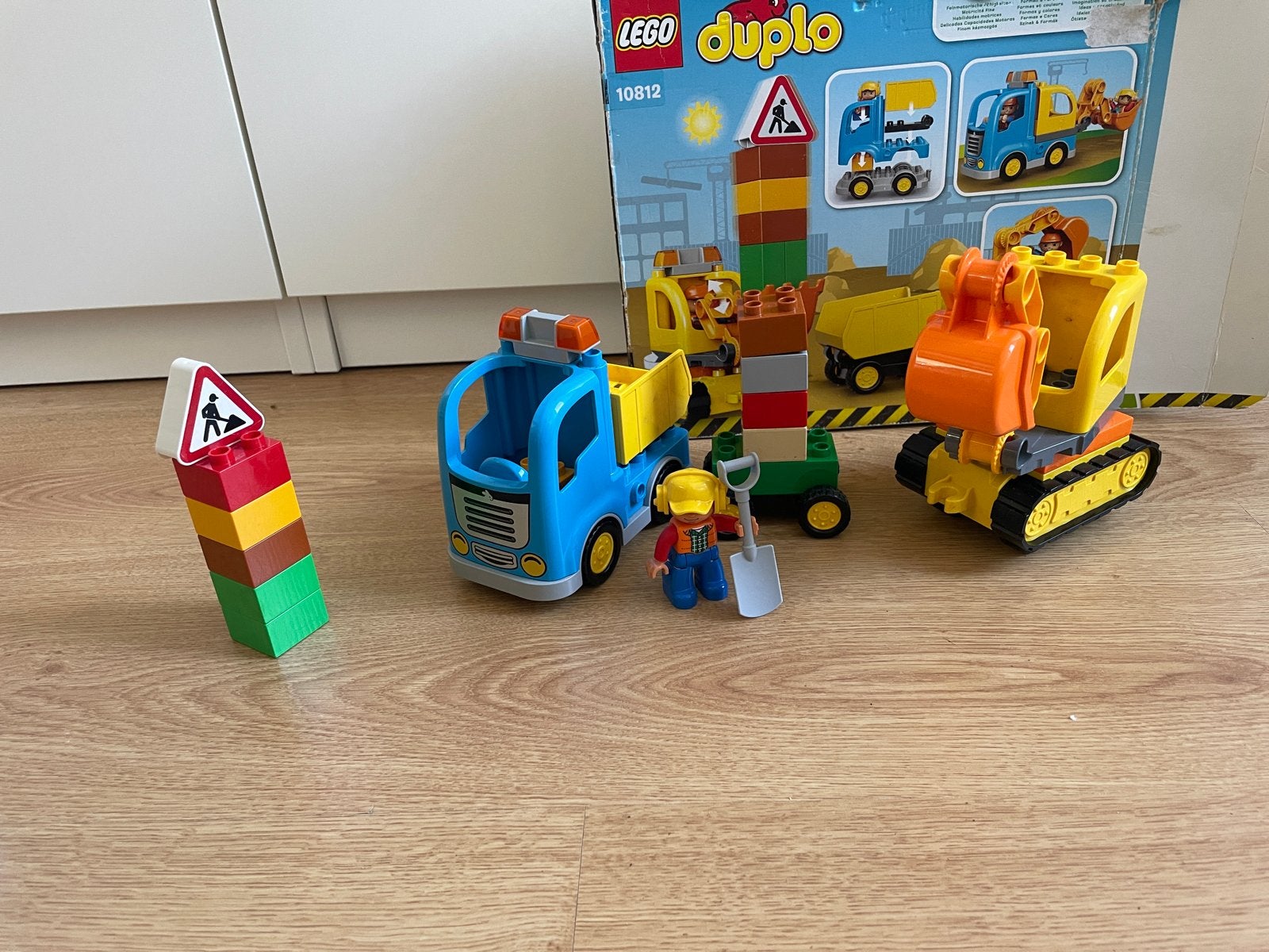 Lego Duplo set 10812 met extra blokjes, Gebruikt, Ophalen of Verzenden, Duplo, Complete set