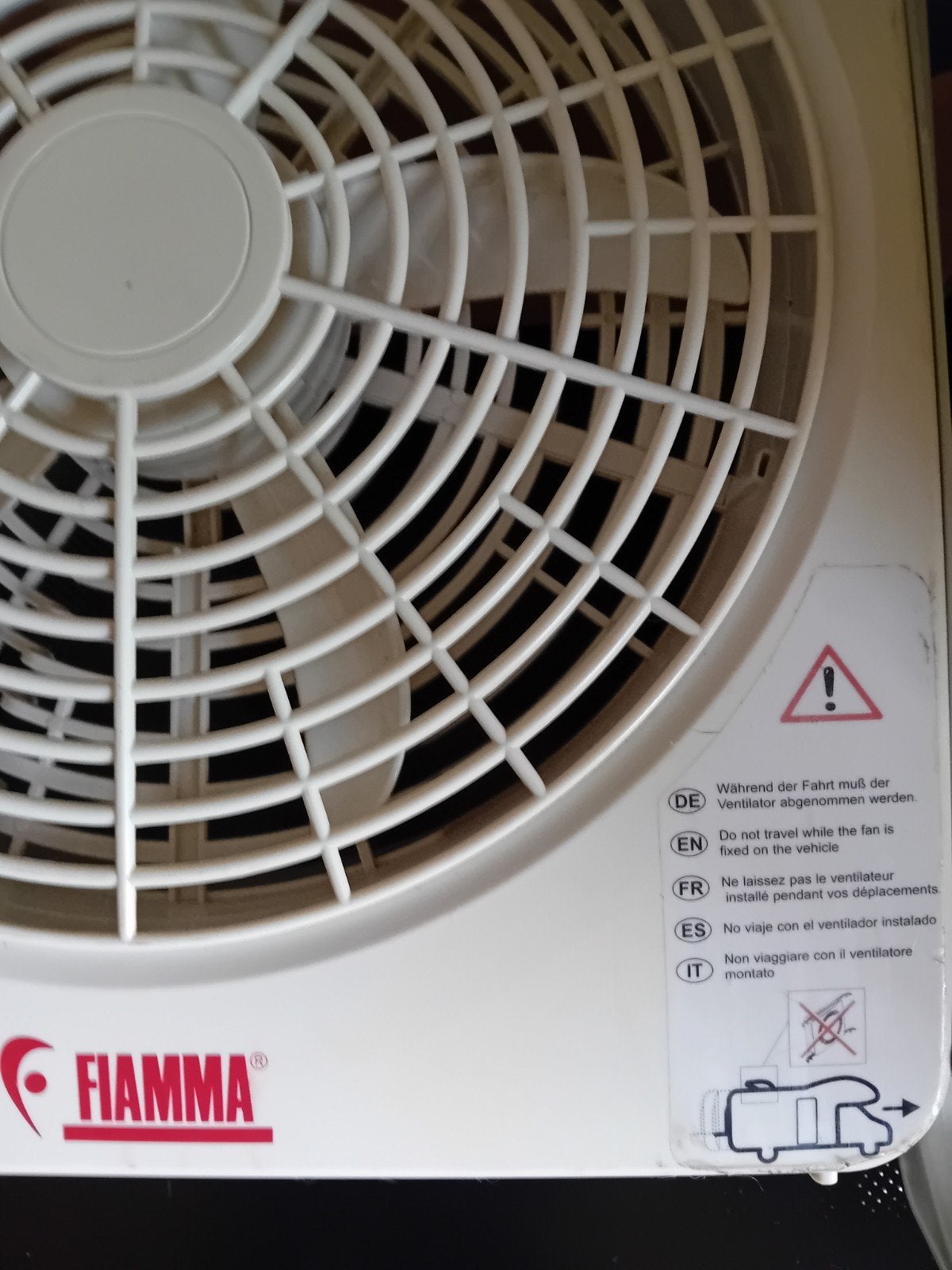 Fiamma Turbo-Vent 160 dakventilator voor camper/caravan, Caravans en Kamperen, Ophalen of Verzenden, Zo goed als nieuw