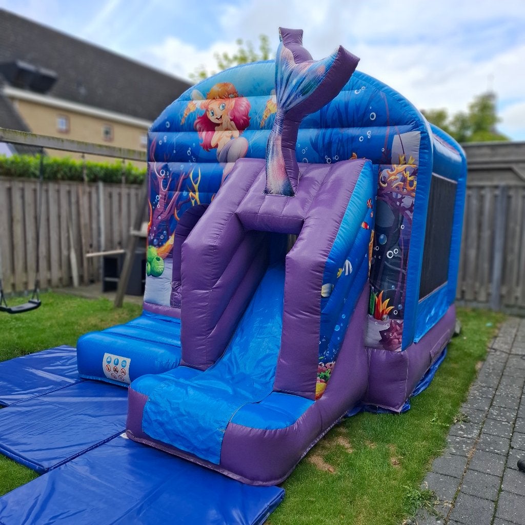 Zeemeermin springkussen - Te huur -, Ophalen of Verzenden, Zo goed als nieuw
