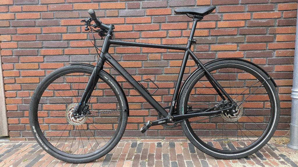 Cube Hyde Race mt58, Alfine 8, Mat zwart, Zeer nette staat, Fietsen en Brommers, Overige merken, Gebruikt, 57 cm of meer, Heren