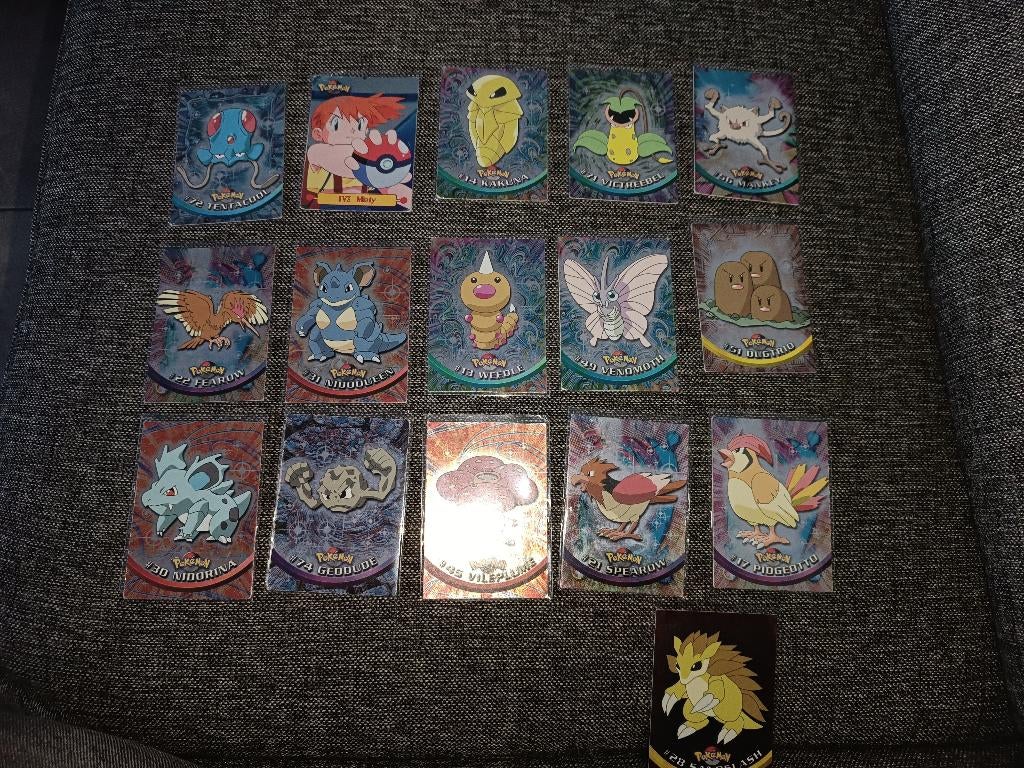Pokemon topps, Ophalen of Verzenden, Nieuw, Meerdere kaarten, Foil