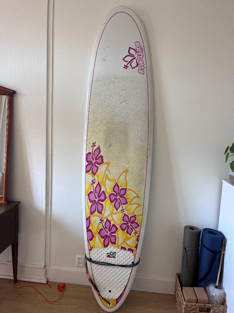 7’6 NSP Surfbetty, Watersport en Boten, Ophalen, Zo goed als nieuw, Funboard, Met koord