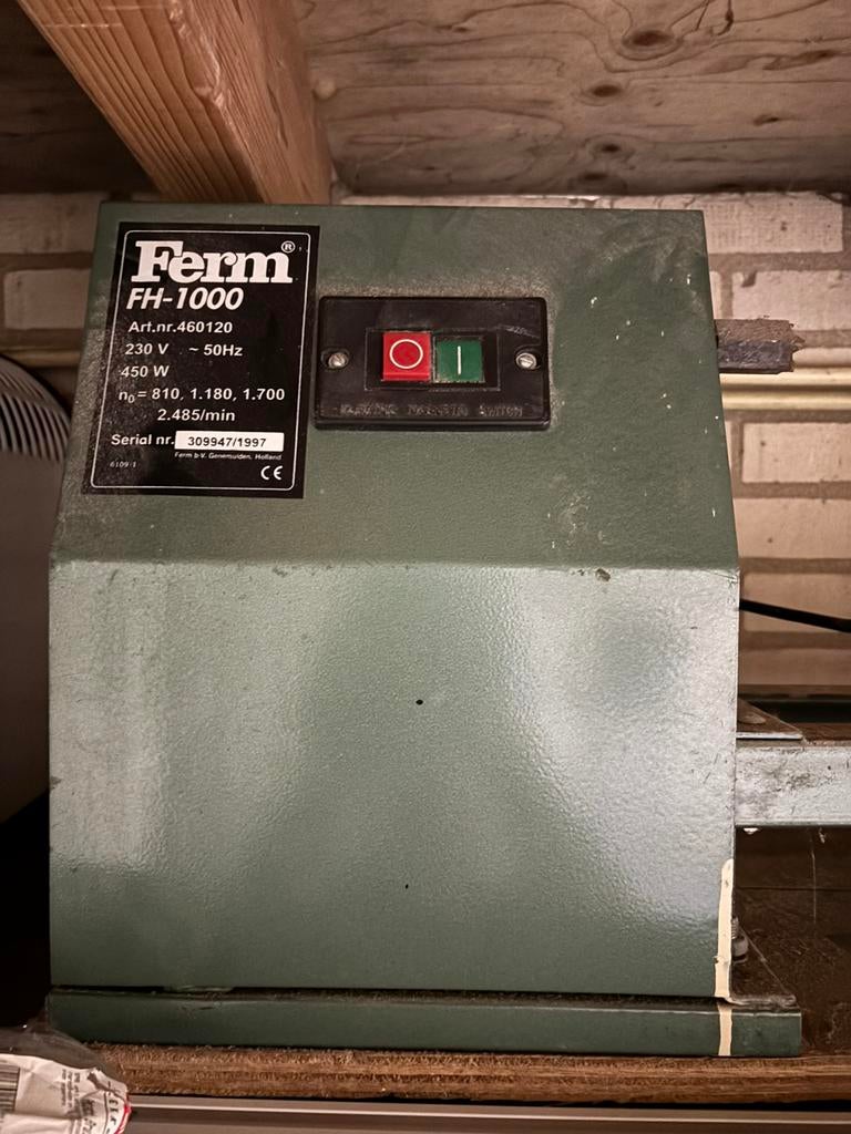 Ferm FH-1000 houtbewerkingsmachine, Doe-het-zelf en Verbouw, Gereedschap | Overige machines, Gebruikt, Ophalen