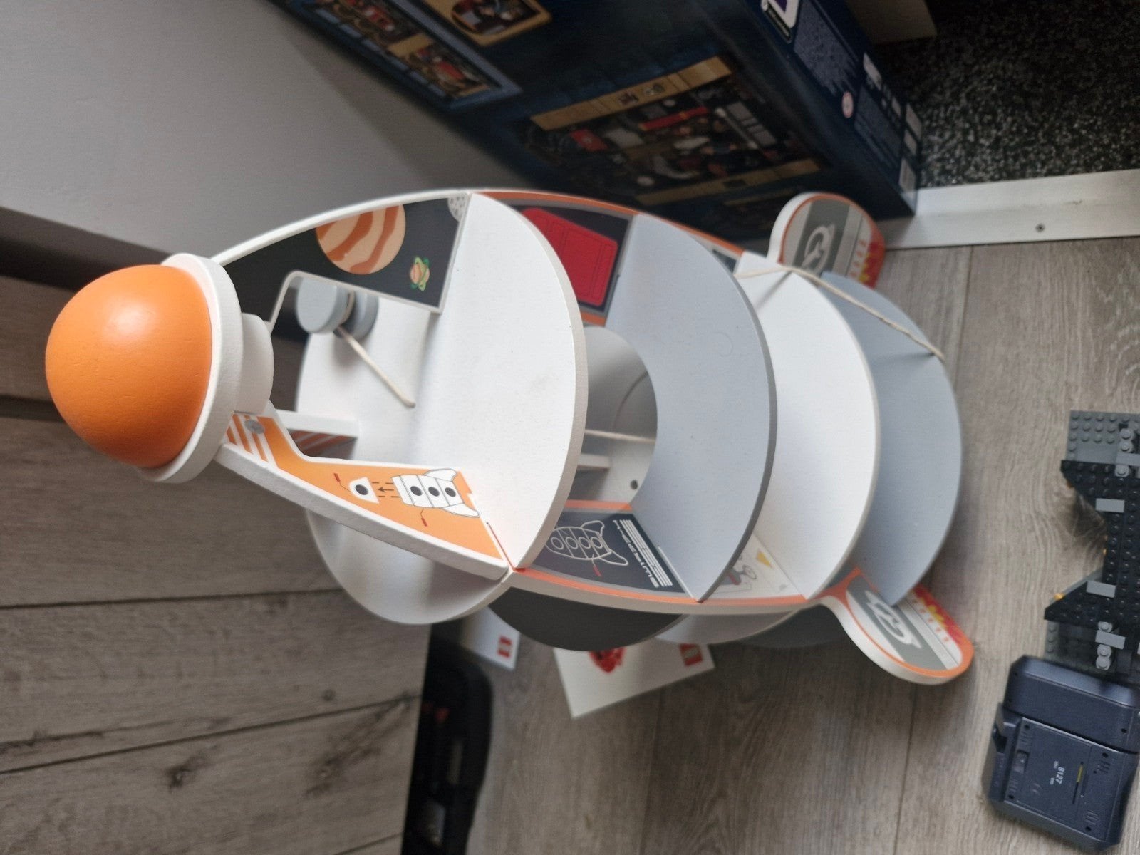 Houten raket speelset - Toylino, Ophalen of Verzenden, Zo goed als nieuw, Overige typen
