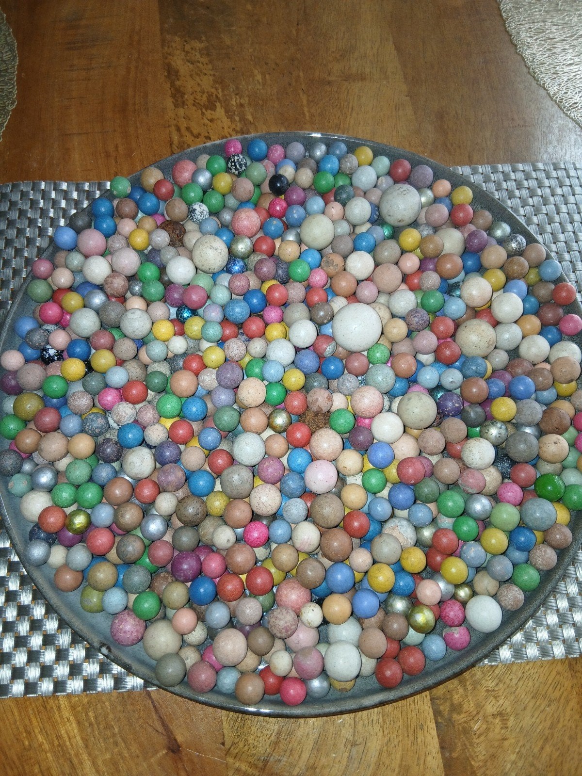Klei knikkers oud, Ophalen of Verzenden