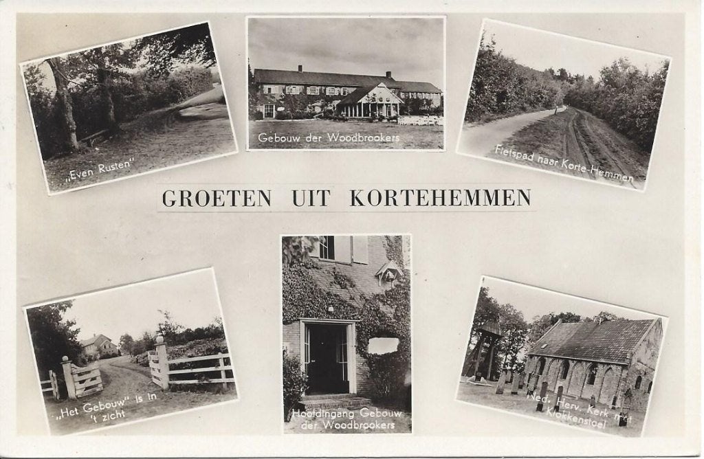 Kortehemmen (Frl.) Groeten uit, meerluik, gelopen 1950, Ophalen of Verzenden, 1940 tot 1960, Gelopen, Friesland