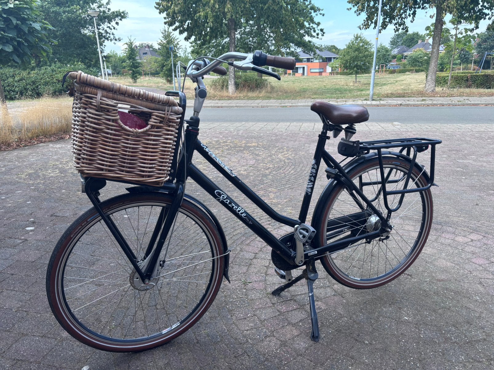 Damesfiets Gazelle Miss Grace, Fietsen en Brommers, Fietsen | Dames | Omafietsen, 53 tot 56 cm, Ophalen, Zo goed als nieuw, Versnellingen