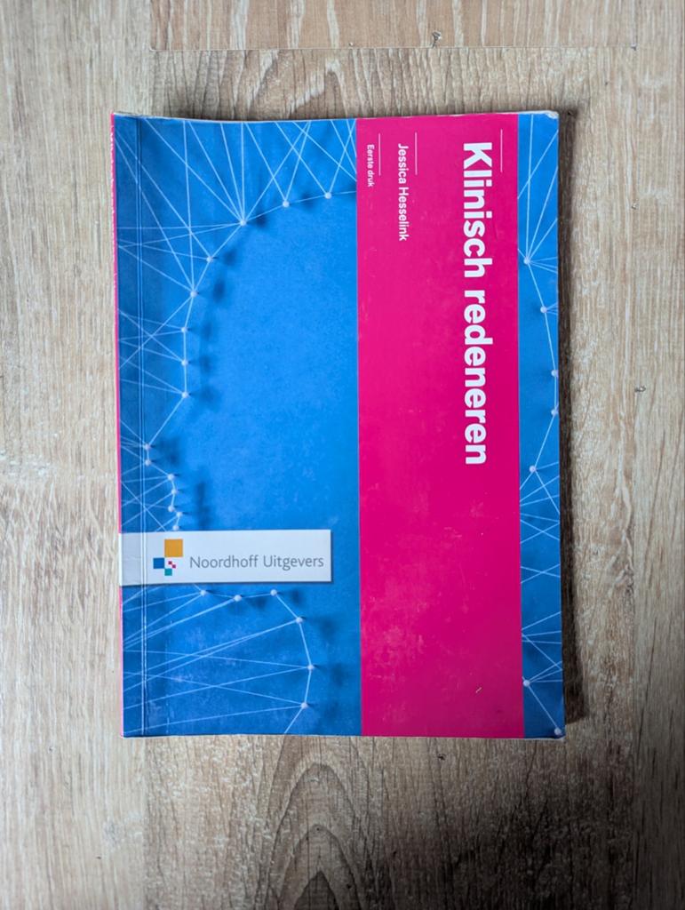 Klinisch redeneren - Jessica Hesselink (eerste druk), Boeken, Nieuw, Jessica Hesselink, Gamma, HBO
