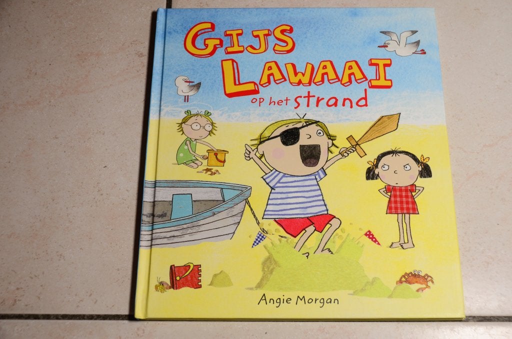 Gijs lawaai op het strand / Angie Morgan, Ophalen of Verzenden, Zo goed als nieuw, Fictie algemeen, Voorleesboek