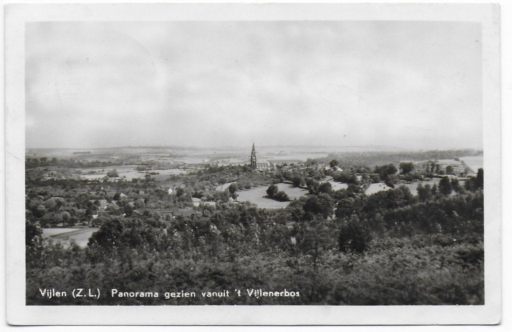Vijlen Panorama Oude Gelopen Ansichtkaart (B5370 ), Ophalen of Verzenden, 1960 tot 1980, Gelopen