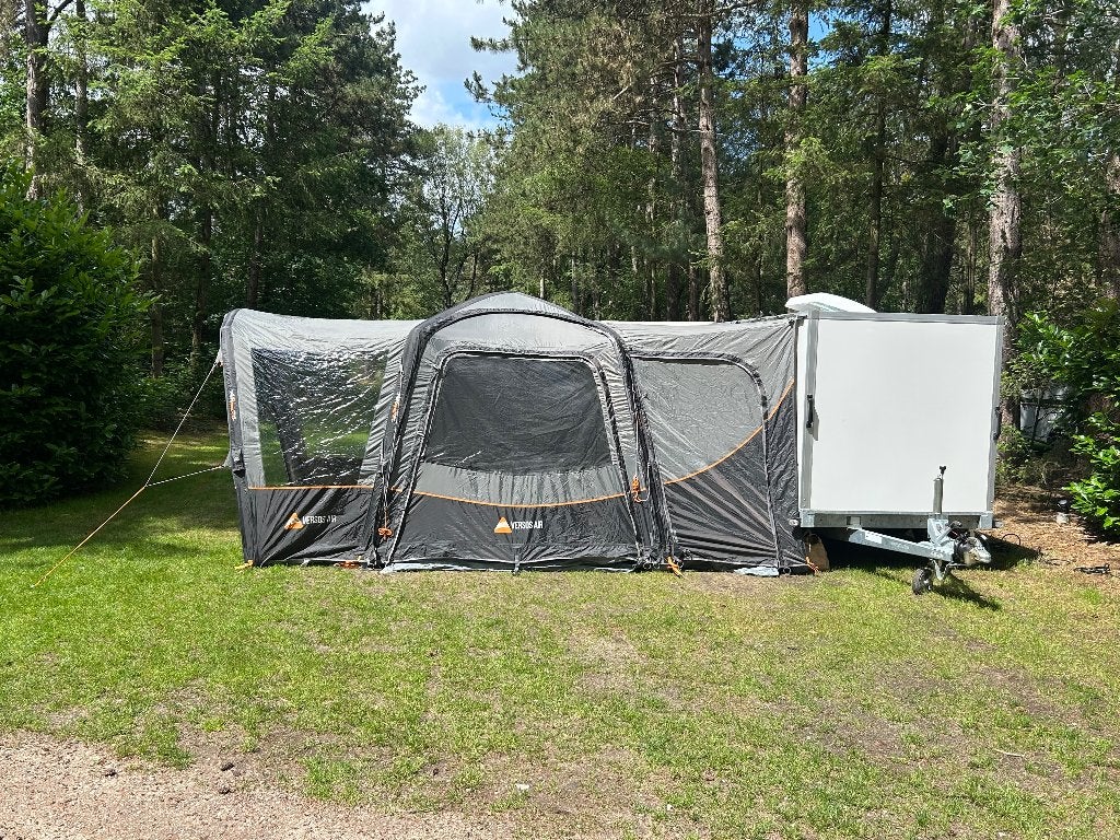 UNIEK: Bustent trailer / mini caravan / Hapert Saphire, Overige merken, 750 - 1000 kg, Particulier, Lengtebed