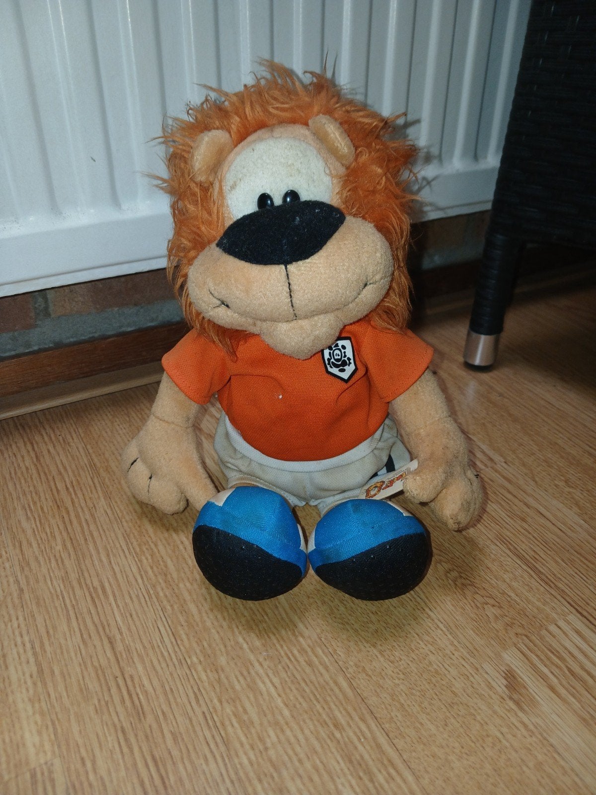 Knuffel leeuw Lockie Oranje shirt Geesink Studio, Oranje, Gebruikt, Overige merken, Ophalen of Verzenden