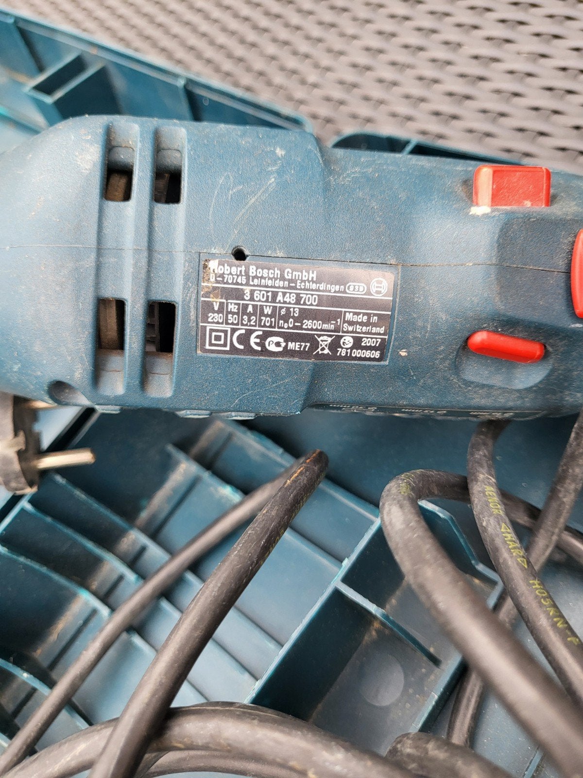 Bosch GSB 16 RE Boormachine - Zo goed als nieuw, Doe-het-zelf en Verbouw, Gereedschap | Boormachines, 600 watt of meer, Ophalen of Verzenden