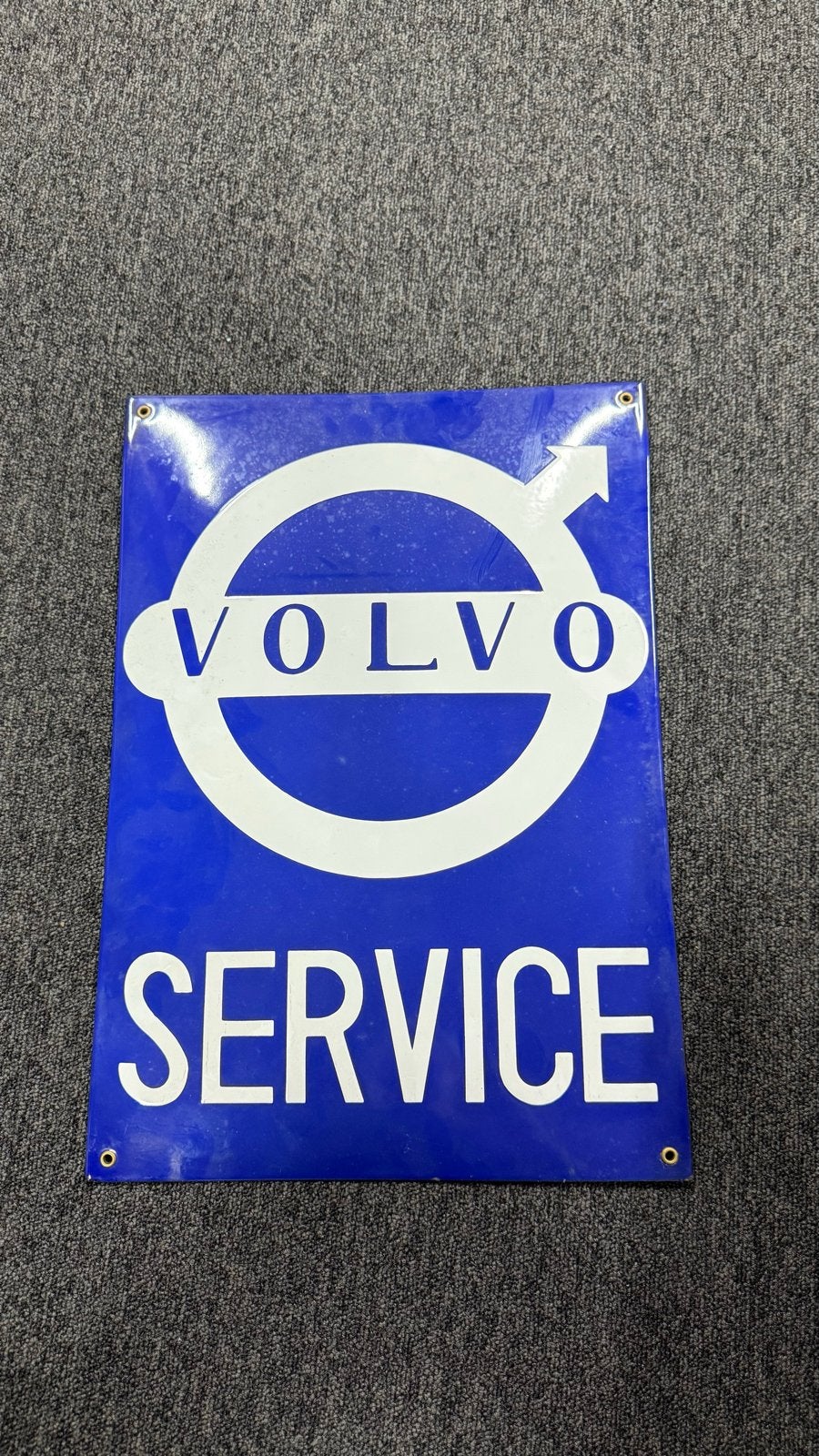 Vintage Volvo Service Emaille Bord - Uniek Verzamelobject, Ophalen, Gebruikt