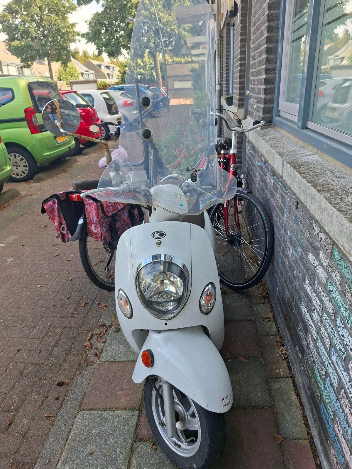 Kymco scooter - Wit - Gebruikt, Ophalen, Gebruikt, Overige modellen, Benzine