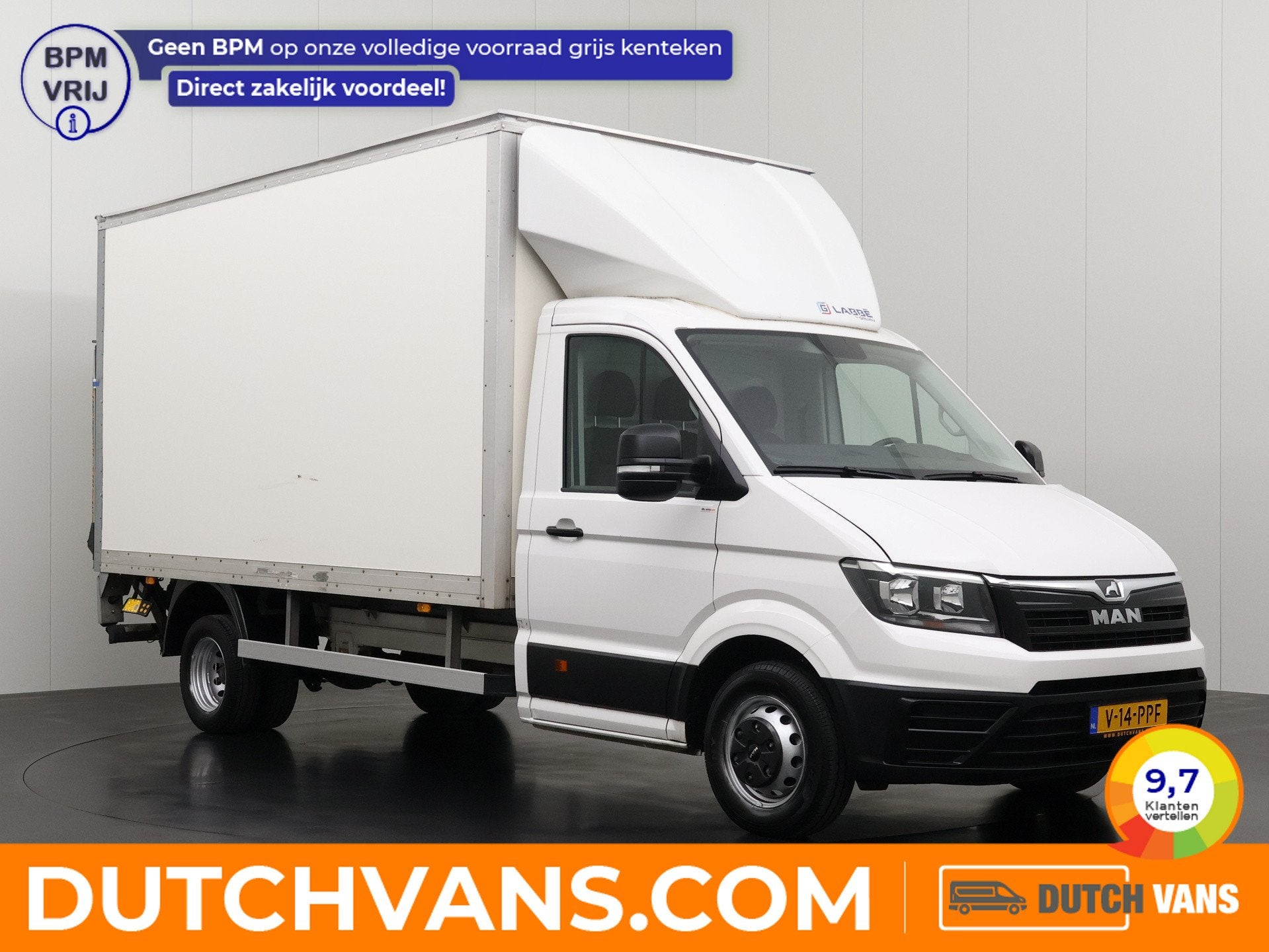 MAN TGE 2.0TDI 160PK DSG Automaat Bakwagen+Laadklep | Naviga, Auto's, Gebruikt, MAN, Diesel, Geïmporteerd