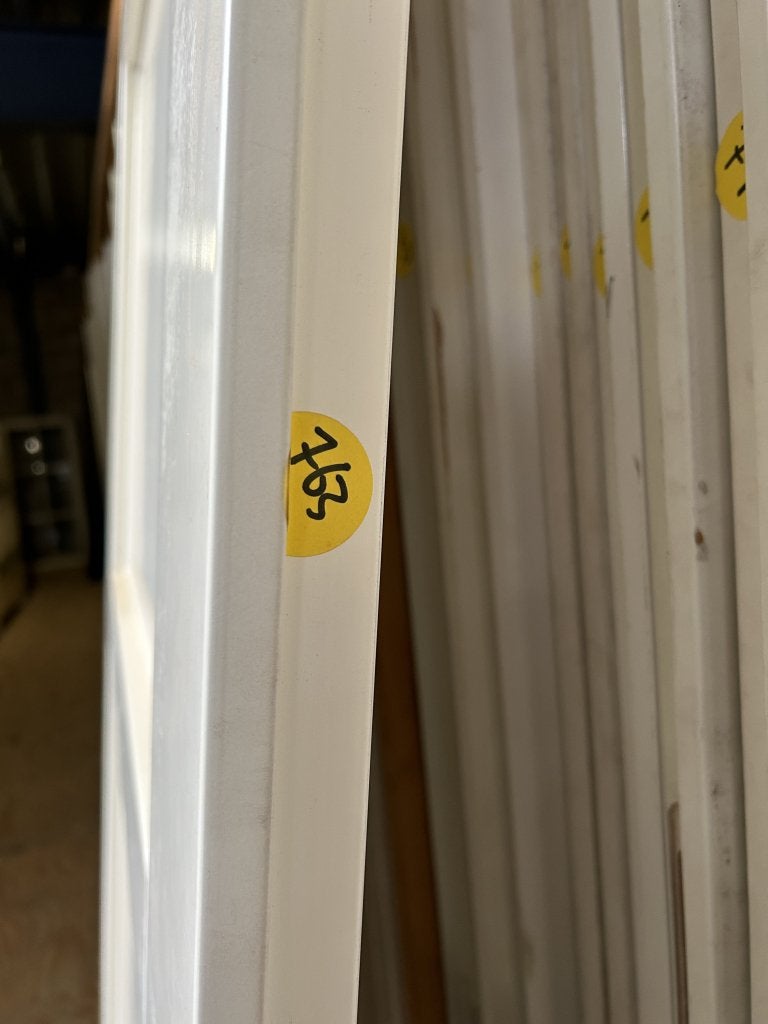 Deur binnendeur opdek (nummer 763 en 764) 93 x 201,5 cm, 80 tot 100 cm, Binnendeur, Niet ingevuld, Nieuw