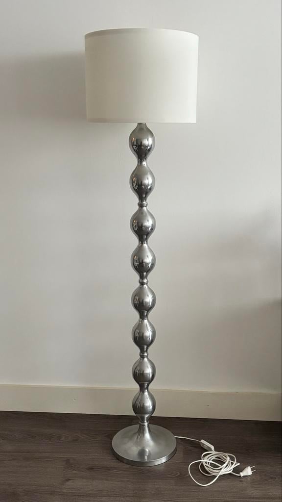 Vloerlamp Chroom, Ophalen, Gebruikt, Overige materialen, 100 tot 150 cm