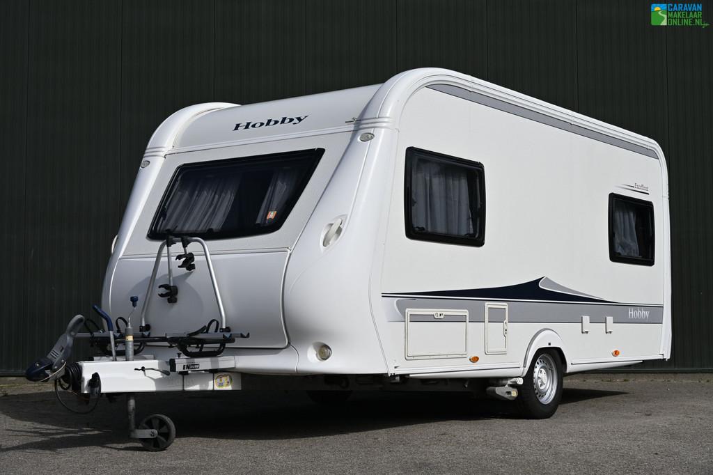 Hobby Excellent 455 UF, Caravans en Kamperen, Rondzit, Hobby, Bedrijf, Kachel