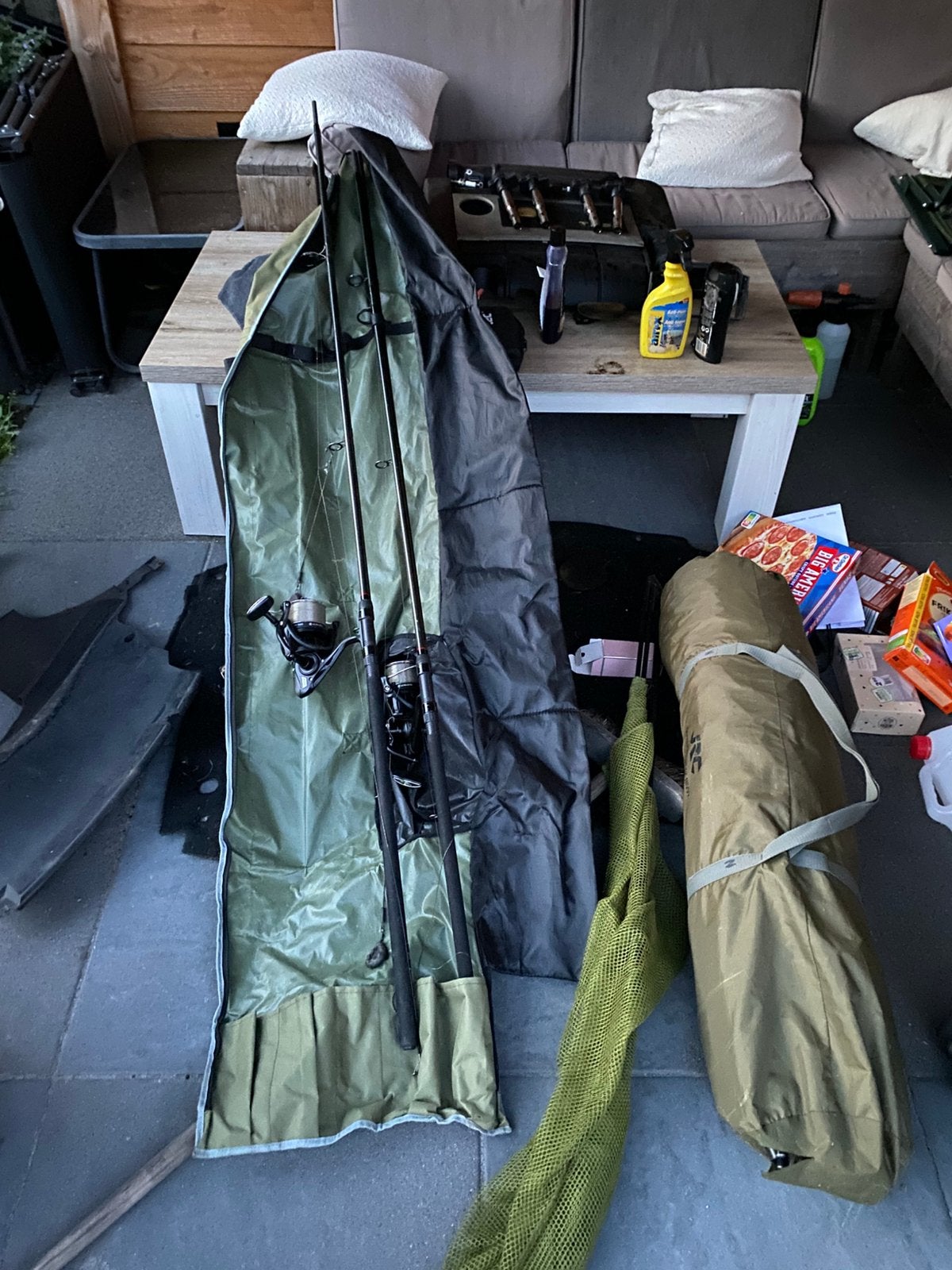 Complete vis set, Ophalen, Zo goed als nieuw