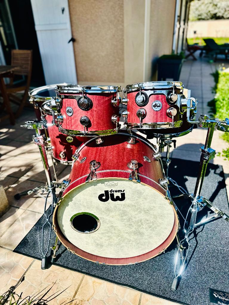 DW Collector’s Series One-of-a-Kind Purpleheart/Maple Hybrid, Muziek en Instrumenten, Drumstellen en Slagwerk, Ophalen of Verzenden