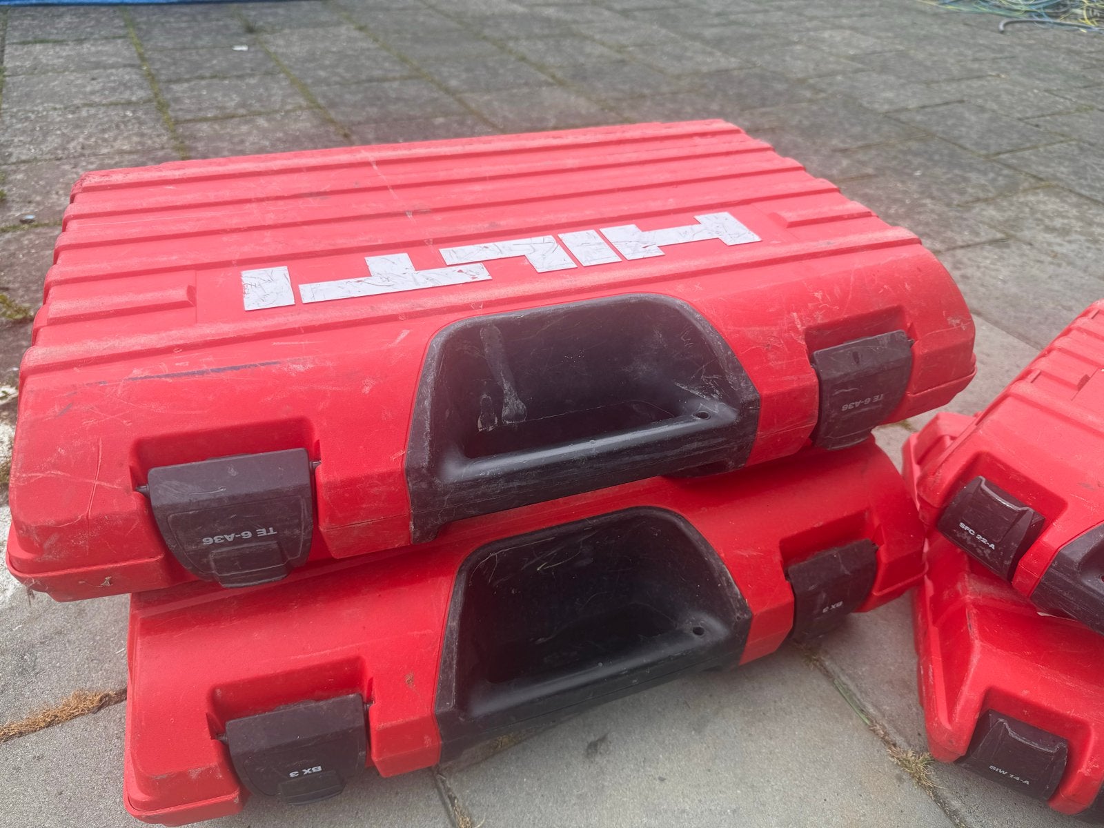 Hilti Gereedschapskoffers (4 stuks), Ophalen, Gebruikt