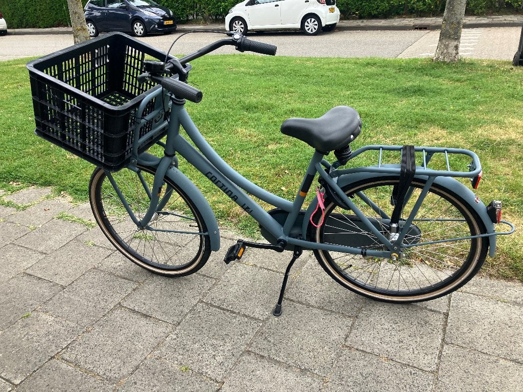 Meisjesfiets Cortina 24 inch (42 cm) incl mand, Fietsen en Brommers, Fietsen | Meisjes, Ophalen, 24 inch, Cortina, Handrem