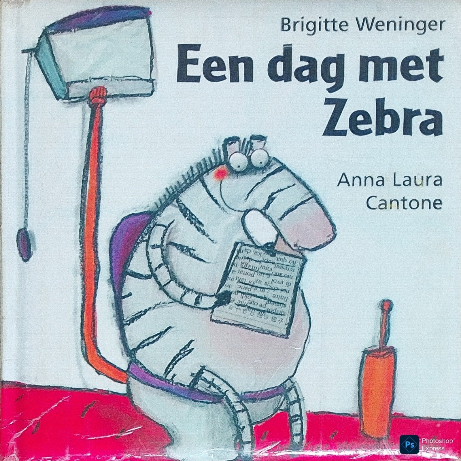 Een Dag Met Zebra, Gelezen, Brigitte Weninger., Ophalen of Verzenden, 2 tot 3 jaar