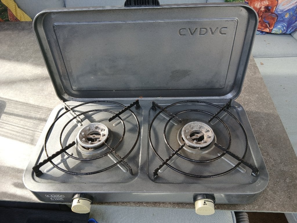 Cadac 2 pits kooktoestel met grillplaten, Ophalen