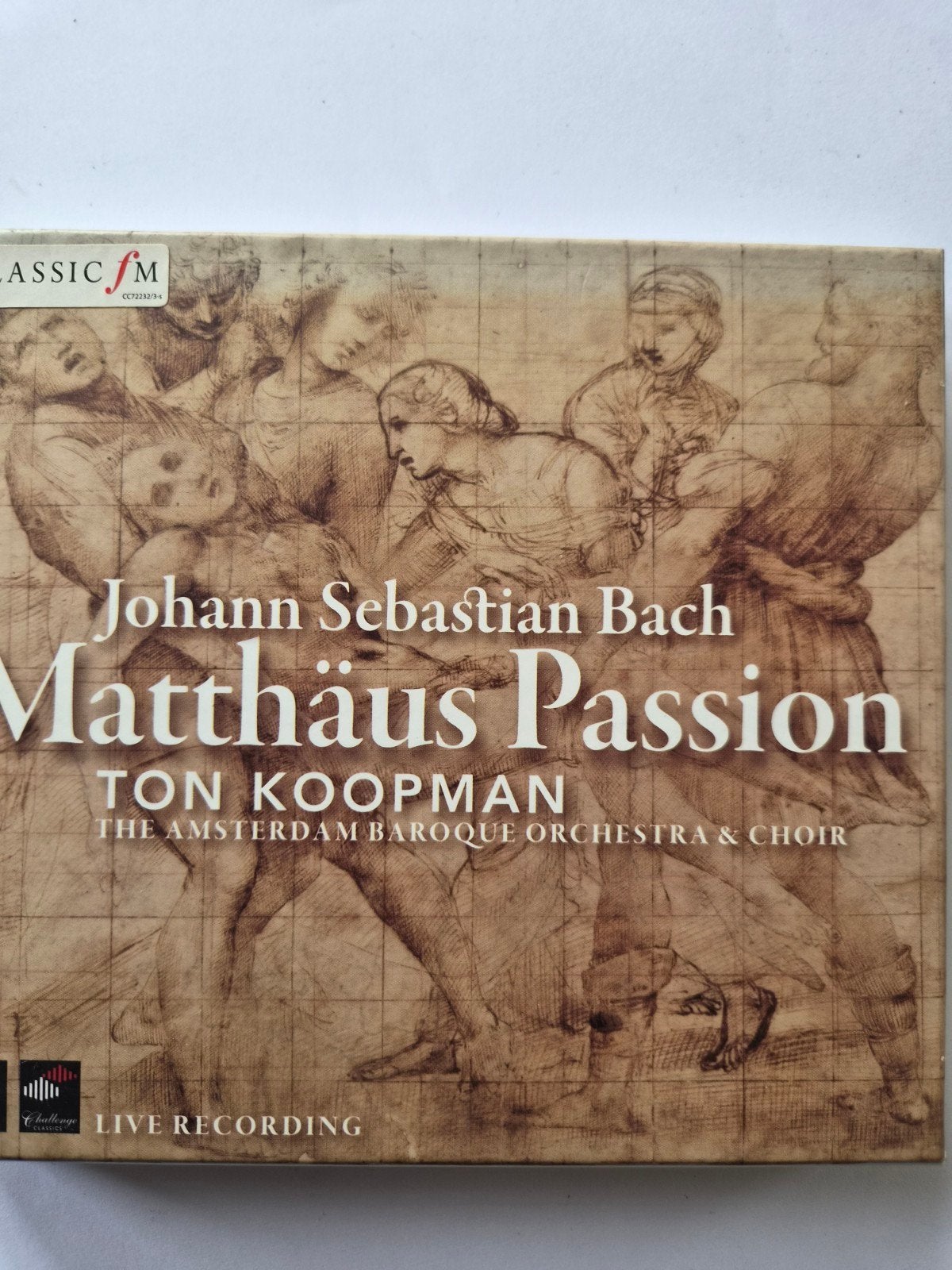 Bach: Matthäus Passion - Ton Koopman (Live Recording), Cd's en Dvd's, Ophalen of Verzenden, Zo goed als nieuw, Oratorium, Inclusief doosje