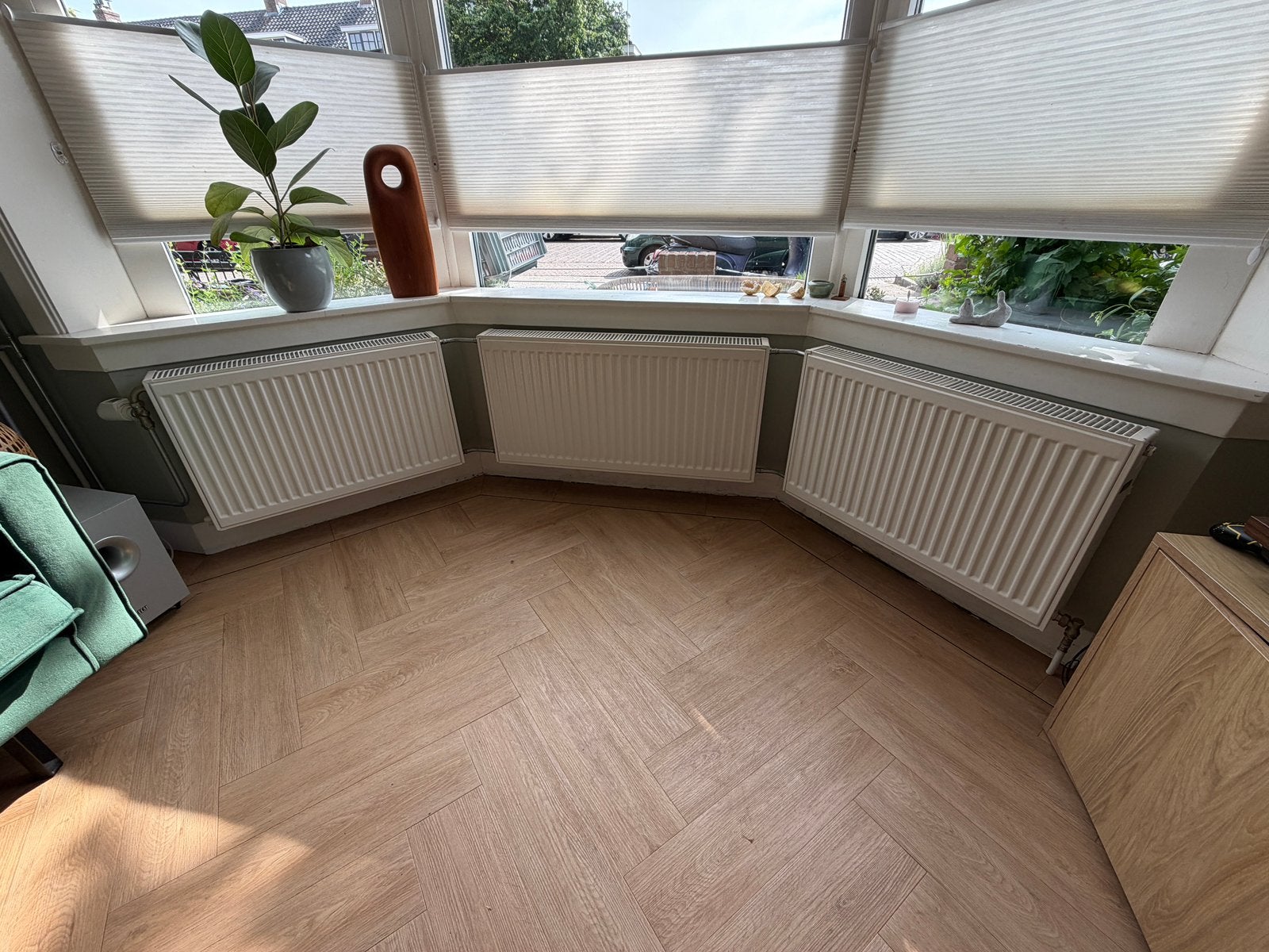 Radiatoren in erker opstelling 2x800x500 + 1x1000x500 T22, Doe-het-zelf en Verbouw, Ophalen, 150 cm of meer, Radiator, 30 tot 80 cm