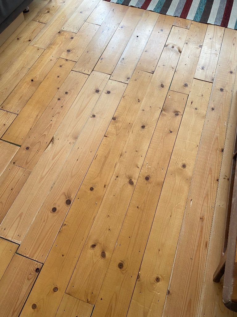 Eiken houten vloer 28m2, Ophalen, Vloerdelen of -planken, Zo goed als nieuw, 10 m² of meer