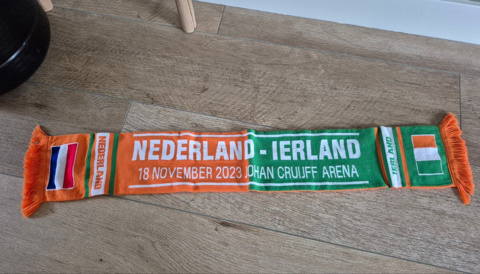 Nederland - Ierland Sjaal 2023 Johan Cruijff Aren, Maat XL, Ophalen of Verzenden, Zo goed als nieuw, Clubaccessoires