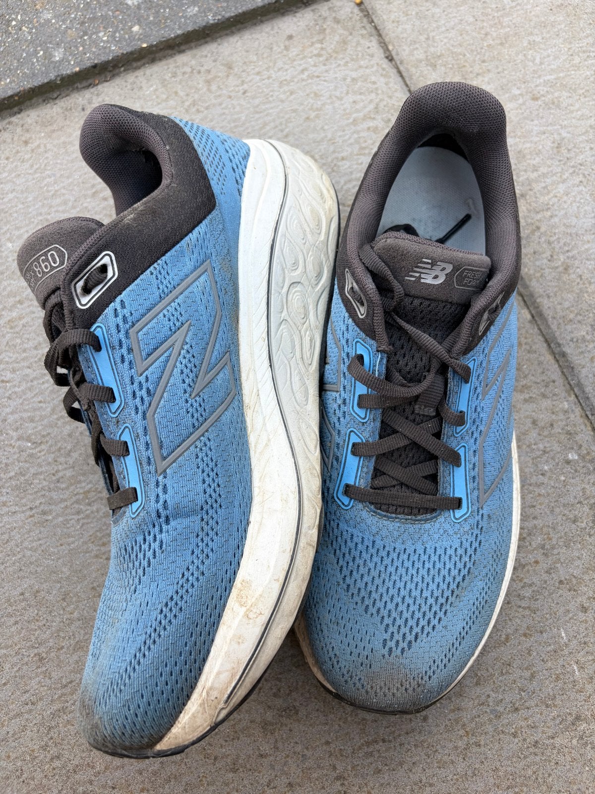 New Balance Fresh Foam X 860v14 hardloopschoenen, Ophalen, Gedragen, Blauw, Sneakers of Gympen